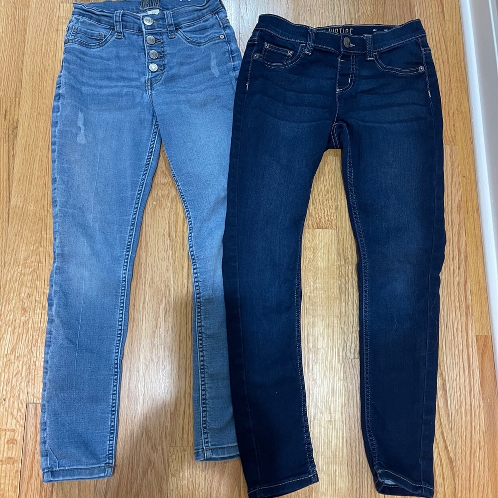 JUSTICE jeans 2 for $10